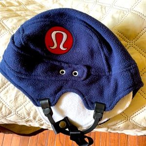 Lululemon USA Hockey Helmet fleece hat.